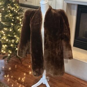 Vintage iridescent brown Beaver! Fur Jacket